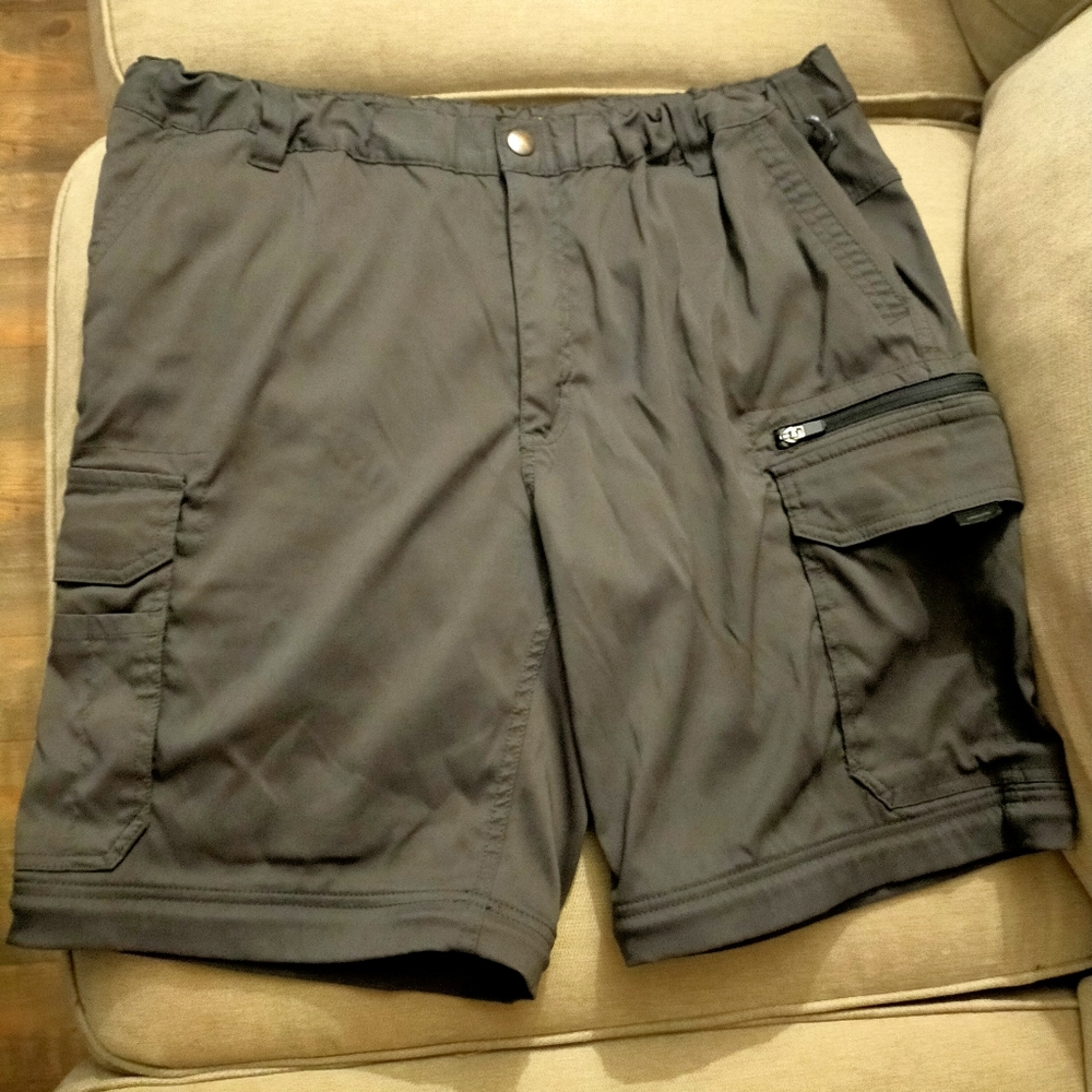 BC Clothing Men's Charcoal Gray Cargo Shorts Utility Outdoor
